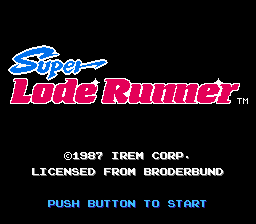 Super Lode Runner screenshot 3 for Famicom Disk System